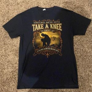 Fruit of the Loom Black “Take a Knee” Shirt. Adult Medium.